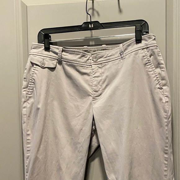 Dockers Hello Smooth Size 14M Light Gray Chinos 97% Cotton - Picture 4 of 7